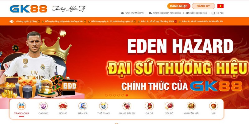 Truy cập vào hệ thống để thực hiện rút tiền GK88 nhanh