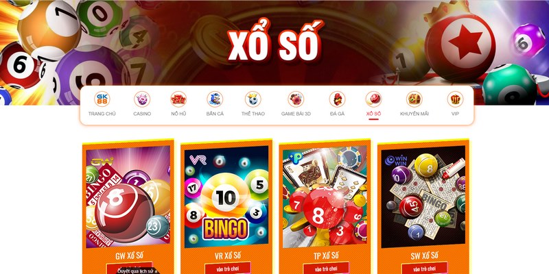 Nhiều phiên bản game xổ số ấn tượng với thành viên